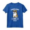 Coolest Bulldog Inglese Dad - Maglietta Cane per Proprietari di Bulldog Inglese - Regalo Unico per Amanti dei Cani