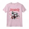 Maglietta Aggretsuko Rocker Rage - Licenza Ufficiale HapTiger Apparel - Per Appassionati di Anime