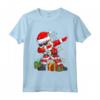 Camicia di Babbo Natale per bambini e bambine con luci Felpa con Cappuccio - Maglietta Natale Divertente per Bambini - Regalo Festoso per Festività