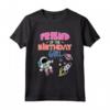 Friend Of The Birthday Girl Space Theme Matching Family Maglietta - Cute Toddler Girl Birthday Shirt - 2nd Birthday Boy Tee Shirt