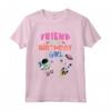 Friend Of The Birthday Girl Space Theme Matching Family Maglietta - Cute Toddler Girl Birthday Shirt - 2nd Birthday Boy Tee Shirt