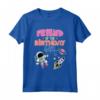 Friend Of The Birthday Girl Space Theme Matching Family Maglietta - Cute Toddler Girl Birthday Shirt - 2nd Birthday Boy Tee Shirt