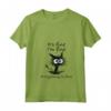 Donna Funny Cat It's Fine I'm Fine Everything is Fine Nurse Teacher Maglietta con Collo a V - Best for Cat Mom Dad Lovers - Buy Now!
