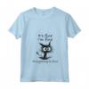 Donna Funny Cat It's Fine I'm Fine Everything is Fine Nurse Teacher Maglietta con Collo a V - Best for Cat Mom Dad Lovers - Buy Now!