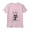 Donna Funny Cat It's Fine I'm Fine Everything is Fine Nurse Teacher Maglietta con Collo a V - Best for Cat Mom Dad Lovers - Buy Now!