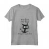 Donna Funny Cat It's Fine I'm Fine Everything is Fine Nurse Teacher Maglietta con Collo a V - Best for Cat Mom Dad Lovers - Buy Now!