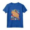 Carino Capy Compleanno - Maglietta a Tema Capybara per Bambini - Design Divertente per Feste di Compleanno