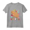 Carino Capy Compleanno - Maglietta a Tema Capybara per Bambini - Design Divertente per Feste di Compleanno