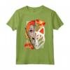 Giapponese Anime Girl Mask Samurai Flowers Sword Maglietta - Leggera e Taglio Classico - Ideale per Appassionati di Anime e Cultura Giapponese