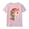 Giapponese Anime Girl Mask Samurai Flowers Sword Maglietta - Leggera e Taglio Classico - Ideale per Appassionati di Anime e Cultura Giapponese