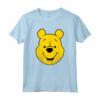 HapTiger Winnie The Pooh Pooh Bear Large Face Maglietta - Officially Licensed Apparel for Men Women Boys Girls - Vintage T-Shirt