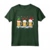 Divertente Natale Babbo Natale Cappello Renna Elfo Luci di Natale Birra Maglietta - Pigiama di Natale per Gruppo di Abbinamento Familiare - Regali Unici