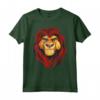 HapTiger Lion King Mufasa Geometrics Maglietta - Officially Licensed Disney Apparel - Remember Who You Are.