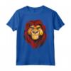 HapTiger Lion King Mufasa Geometrics Maglietta - Officially Licensed Disney Apparel - Remember Who You Are.