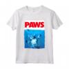 Paws Cat and Mouse Top - Cute Funny Cat Lover Parody Maglietta by HapTiger - Ideal Gift for Cat Enthusiasts