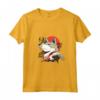 Lupo e Sole - Stile di Pittura Giapponese Anime Maglietta Canotta - Design Anni '80 - Ideale per Bambini e Regali di Compleanno