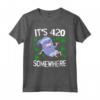 HapTiger South Park Towelie Its 420 Somewhere Maglietta - Official Merchandise for Fans of the Show