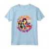 Bambino Il Gruppo DC Super Hero Girls Domina il Mondo - Maglietta con Licenza Ufficiale per Fan di Batman, Robin o Wonder Woman