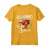 Bambino Pompiere Vigile del Fuoco Allarme - Compleanno 3 Anni Maglietta per Asilo - Regalo Originale per Bambini