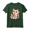 Cute Kawaii Cat Ramen Noodles - Divertente Maglietta Giapponese Estetica - Ideale per Appassionati di Anime e Gatti