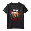 Buon Natale Bradipo - Maglietta Divertente per Bambini e Famiglia - Regalo di Natale per Compleanno e Feste
