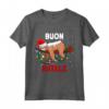 Buon Natale Bradipo - Maglietta Divertente per Bambini e Famiglia - Regalo di Natale per Compleanno e Feste