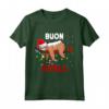 Buon Natale Bradipo - Maglietta Divertente per Bambini e Famiglia - Regalo di Natale per Compleanno e Feste