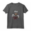 Cartone Animato Gatto Raccapricciante - Maglietta Horror Trucco o Trattare per Halloween - Regalo Spaventoso e Divertente