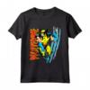 HapTiger X-Men Wolverine Vintage Claw Slice Maglietta - Officially Licensed Apparel for Fans - Collectible Marvel Shirt