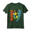 HapTiger X-Men Wolverine Vintage Claw Slice Maglietta - Officially Licensed Apparel for Fans - Collectible Marvel Shirt