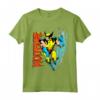 HapTiger X-Men Wolverine Vintage Claw Slice Maglietta - Officially Licensed Apparel for Fans - Collectible Marvel Shirt