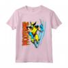 HapTiger X-Men Wolverine Vintage Claw Slice Maglietta - Officially Licensed Apparel for Fans - Collectible Marvel Shirt