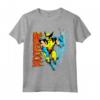 HapTiger X-Men Wolverine Vintage Claw Slice Maglietta - Officially Licensed Apparel for Fans - Collectible Marvel Shirt