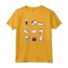 Happy Sushi Anime Kawaii Yoga Giapponese Cibo Otaku Manga Maglietta - T-Shirt Divertente per Amanti dell'Anime e dello Yoga