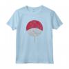 HapTiger Shippuden Sasuke Uchiha Simbolo Distressed Maglietta - T-shirt Ufficiale Naruto - Ideale per Fan di Anime e Manga