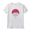 HapTiger Shippuden Sasuke Uchiha Simbolo Distressed Maglietta - T-shirt Ufficiale Naruto - Ideale per Fan di Anime e Manga