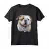Bulldog Inglese Amante dei Cani Mamma e Papà - Maglietta Moda per Proprietari di Bullo Inglese - Orgoglioso Mamma e Papà di un Bulldog Inglese