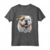Bulldog Inglese Amante dei Cani Mamma e Papà - Maglietta Moda per Proprietari di Bullo Inglese - Orgoglioso Mamma e Papà di un Bulldog Inglese