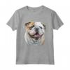 Bulldog Inglese Amante dei Cani Mamma e Papà - Maglietta Moda per Proprietari di Bullo Inglese - Orgoglioso Mamma e Papà di un Bulldog Inglese