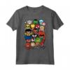 HapTiger Heroes And Villains Team Kawaii Maglietta - Officially Licensed Apparel for Fans