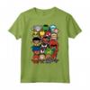 HapTiger Heroes And Villains Team Kawaii Maglietta - Officially Licensed Apparel for Fans