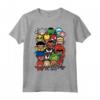 HapTiger Heroes And Villains Team Kawaii Maglietta - Officially Licensed Apparel for Fans