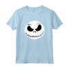 HapTiger The Nightmare Before Christmas Jack Big Face Maglietta - Official Apparel for Halloween Fans
