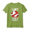 HapTiger I Ain't Afraid Of No Ghost Bold Text Maglietta - Officially Licensed Apparel for Ghostbusters Fans