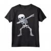 Dabbing Scheletro Halloween Costume Divertente Raccapricciante Ragazzi Bambini - Maglietta Dab per Ballerini Scheletri - Ideale per Feste a Tema Ghoulish