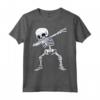 Dabbing Scheletro Halloween Costume Divertente Raccapricciante Ragazzi Bambini - Maglietta Dab per Ballerini Scheletri - Ideale per Feste a Tema Ghoulish