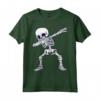 Dabbing Scheletro Halloween Costume Divertente Raccapricciante Ragazzi Bambini - Maglietta Dab per Ballerini Scheletri - Ideale per Feste a Tema Ghoulish