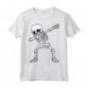 Dabbing Scheletro Halloween Costume Divertente Raccapricciante Ragazzi Bambini - Maglietta Dab per Ballerini Scheletri - Ideale per Feste a Tema Ghoulish