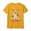 Maglietta Natalizia con Scritta «Merry Catmas» a Forma di Gatto - Abbigliamento Gatto Natale Divertente - Meow Natale e Felice Anno Nuovo 2023