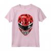 HapTiger Red Ranger Polygon Helmet Maglietta - Officially Licensed Apparel 20HBPR00117A-001 - Unleash the Power
